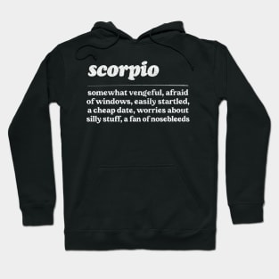 Scorpio Zodiac Symbol //// Humorous Gift Design Hoodie